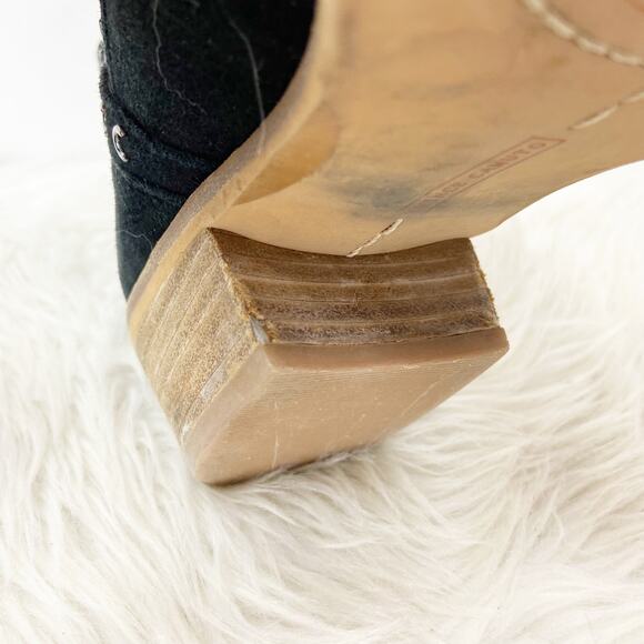 Vince Camuto 8 M Womens Black Suede Prafinta Ankle Booties - Picture 8 of 10